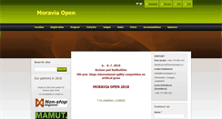 Desktop Screenshot of moraviaopen.cz